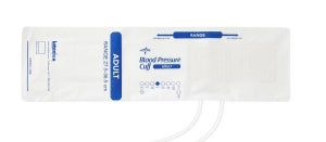 Medline Double-Tube Blood Pressure Cuffs with Marquette Connector - Disposable 2-Tube Blood Pressure Cuff with Marquette Connector, Adult - MDS9923MQCS
