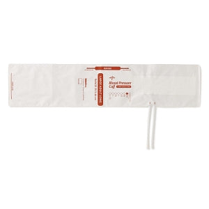 Medline Double-Tube Blood Pressure Cuffs with Slip Luer Connector - Disposable 2-Tube Blood Pressure Cuff with Slip Luer Connector, Large Adult Long - MDS9924SLL