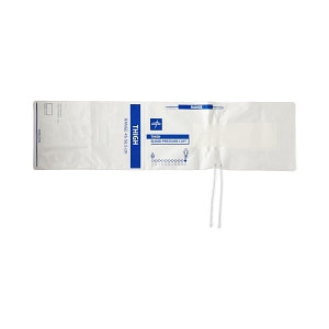 Medline Double-Tube Blood Pressure Cuffs with Screw Connector - Disposable 2-Tube Blood Pressure Cuff with Screw Connector, Thigh - MDS9925DM