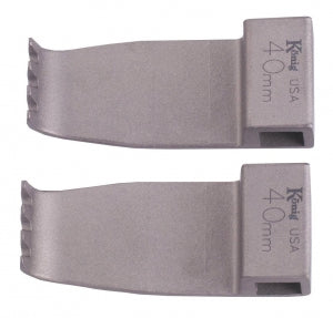 Medline Konig Lumbar Narrow Muscle Blades - BLADE, MUSCLE, NARROW, TITANIUM, 2X3CM, PR - MDS9944303