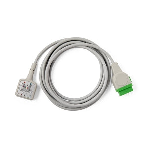 Medline Reusable ECG Trunk Cables - LEADWIRE, CABLE, REUS, 3-LEAD, GE - MDSLWR300