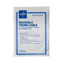 Medline Reusable ECG Trunk Cables - LEADWIRE, CABLE, REUS, 3-LEAD, GE-DATEX - MDSLWR702