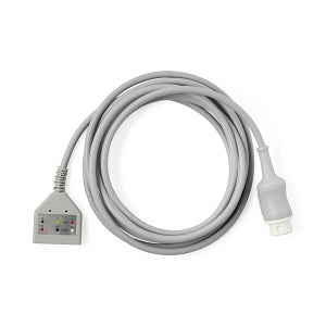 Medline Reusable ECG Trunk Cables - LEADWIRE, CABLE, REUS, 3-LEAD, PHILIPS - MDSLWR703