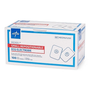 Medline Pediatric MedGel Repositionable Electrodes - ECG Pediatric Repositionable Electrode - MDSM611200