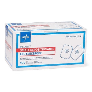 Medline Pediatric MedGel Repositionable Electrodes - ECG Pediatric Repositionable Electrode - MDSM611200