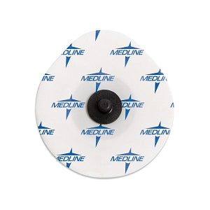 Medline MedGel Radiotranslucent Stress / Diaphoretic Foam Electrode - MedGel Radiotranslucent Foam Stress Electrode, 50/Pack - MDSM611750R