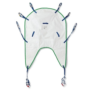 Medline Disposable U-Shaped Patient Slings - Disposable U-Shaped Patient Sling with Head Support, 700 lb. Capacity, Extra-Large - MDSMDHS4