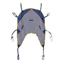 Medline Reusable U-Shaped Patient Slings - Reusable U-Shaped Patient Sling with Head Support, Mesh, 400 lb., Size L - MDSMHS3