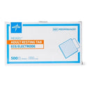 Medline Individually Wrapped Medgel Resting Tab ECG Electrodes - ECG Resting Tab Electrodes, Individually Packaged - MDSMIW616201