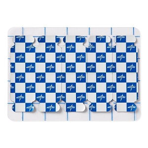Medline Individually Wrapped Medgel Resting Tab ECG Electrodes - ECG Resting Tab Electrodes, Individually Packaged - MDSMIW616201