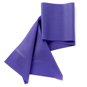 Medline Exercise Resistance Bands - Exercise Band, 6 yd. Roll, Plum, X-Heavy - MDSPH011