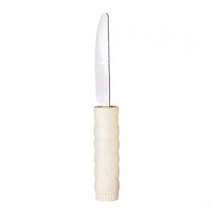 Medline Bendable White Weighted Utensils - Weighted Knife, Bendable - MDSR000664