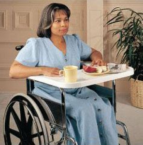 Medline Plastic Molded Lap Tray - TRAY, WHEELCHAIR, PLASTIC MOLDED - MDSR005232