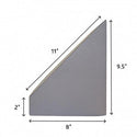 Medline Foam Wedge Positioners - Foam Wedge Positioner, 8" x 10" x 28", Vinyl - MDSR009612