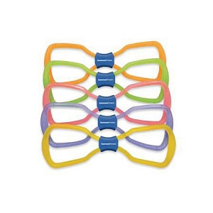 Medline Stretch Band Exercisers - EXERCISER, FLEXIBLE BAND, PINK, SOFT - MDSR014593
