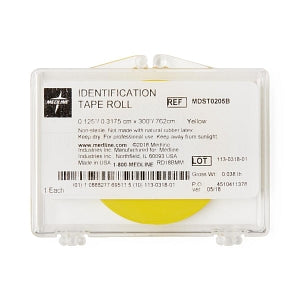 Medline 1/8" Instrument ID Tape Rolls - Instrument ID Tape Roll, Yellow, 1/8" Wide - MDST0205B