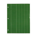 Medline Striped Instrument ID Tape Sheets - Instrument ID Tape Sheet, Black / Lime Green, 1/4" Wide - MDST22918B