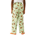 Medline Tired Tiger Pediatric Elastic-Waist Pajama Pants - Tiger Pediatric Pajama Pants, Elastic Waist, Green, Size M - MDT011385M