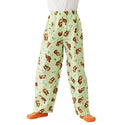 Medline Tired Tiger Pediatric Elastic-Waist Pajama Pants - Tiger Pediatric Pajama Pants, Elastic Waist, Green, Size M - MDT011385M