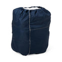 Medline 200 Denier Nylon Hamper Bags - Nylon Hamper Bag with Flip Top and Elastic Closure, Navy Blue, 25" - MDT021364NVY