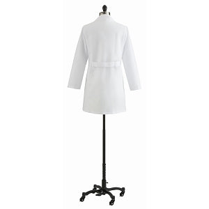 Medline Ladies' Classic Staff Length Lab Coats - Women's Classic Staff-Length Lab Coat, White, Size 6 - MDT11WHT6E