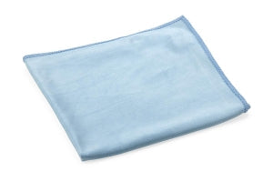 Medline Microfiber Glass Cloths - Microfiber Glass Cloth, 16" x 16", Blue - MDT217661