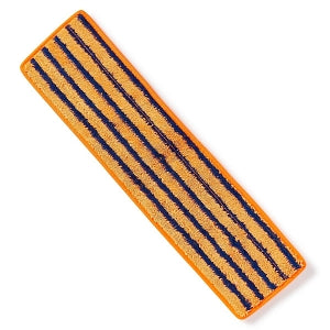 Medline 18" Premium Microfiber Super Mops - 18" Premium Microfiber Mop with Square Corners, Orange with Orange Banding - MDT217741LORB