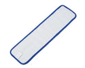 Medline 18" Premium Microfiber Super Mops - 18" Premium Microfiber Mop with Round Corners, Blue with Dark Blue Banding - MDT217741