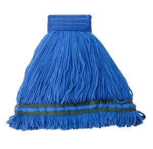 Medline Microfiber Traditional Wet Mop - Microfiber String Wet Mop, Blue, 18 oz. - MDT217796