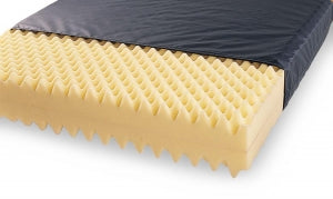 Medline Nylex II Foam Mattresses - Nylex Convoluted Foam Mattress with Fire Barrier, 35" x 84" x 6" - MDT231184AFB