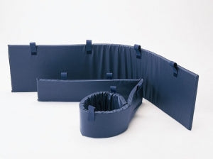 Medline Nylex Crib Bumper Pads - Bumper Pad for Nylex Crib, 30"W x 60"L x 6"H, 1" Thick - MDT239940