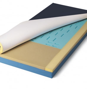 Medline Odyssey Elite Mattresses - Odyssey Elite Mattress with Fire Barrier, Stretch Cover, 52" x 76" - MDT365276F