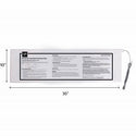 Medline Economy Chair and Bed Alarm Sensor Pads - 45-Day Bed Sensor Pad for MDT8201 - MDT82145B6