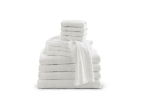 Medline Medline Classic Cotton Terry Bath Towels - 100% Cotton Bath Towel, 5.5 lb./doz. Weight, White, 20" x 40", 10 doz./Case - MDTBT3C55T