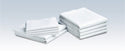 Medline Percale Contour Sheets - Percale Contour Sheet, White, 54" x 75" x 9", 2 doz. - MDTCS5P75F