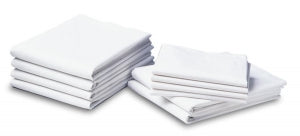 Medline Percale Contour Sheets - Percale Contour Sheet, White, 54" x 80" x 9", 2 doz. - MDTCS5P80F