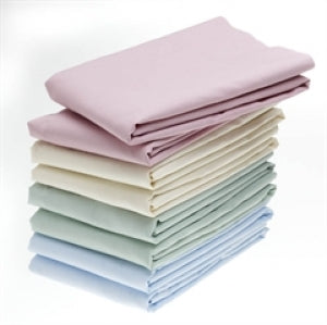 Medline Feels Like Home Color Infused Percale Contour Sheets - Percale Contour Sheet, Seafoam, 78" x 80" x 9", 2 doz. - MDTCS5P80SEAK