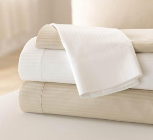 Medline Feels like Home Premium Reverse Sateen Contour Sheets - Feels like Home Premium Reverse Sateen Contour Sheets , T310, 78" x 80" x 15", White - MDTCS9B80WRSK