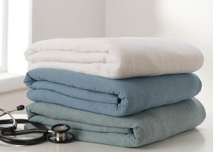 Medline Soft-Fit Knitted Fitted Stretcher Sheets - Soft-Fit Stretcher Sheet, Knit, White, 24" x 72" x 12", 10 oz., 5 doz. - MDTNC4J10WHT