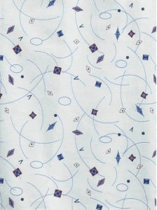 Medline Blended Patient Gowns - Patient IV Gown, Angle Back, Gray Cosmo, Size 3XL - MDTOG3IABCOG