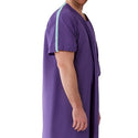 Medline Behavioral Health Apparel - IV Gown with Plastic Back Snap Closures, Purple, Size 5XL - MDTOG5IABPUR