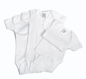 Medline Pediatric 1-Piece Suits - One-Piece Infant Suit with Short Sleeves, Newborn - MDTONESIES