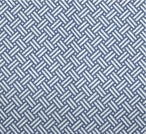 Medline Blended IV Gowns - Patient IV Gown with Side Ties, Deluxe Cut, Blue Basket Weave, One Size Fits Most - MDTPG5ITSBWB