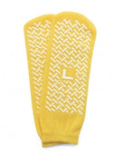Medline Fall Prevention Slippers - Fall Prevention Patient Slippers, Yellow, Size L - MDTPS4B04FPY