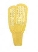 Medline Double-Tread Slippers - Double-Tread Patient Slippers, Yellow, Bariatric - MDTPS4B07FPY