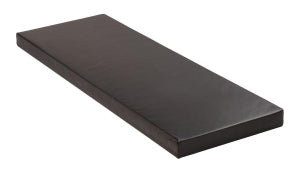 Medline Advantage Hi-Res 3 Layer Foam Stretcher Pad with 12" Angle Cut Co - Hi-Res Stretcher Pad, 12" Angled, 26" x 76" x 3" - MDTS2676H3D