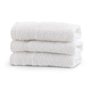 Medline Medline Classic Cotton Terry Washcloths - Basic 100% Cotton Washcloth, White, 12" x 12", 0.9 lb./Dz., 50 Dz. - MDTWC3C14ST