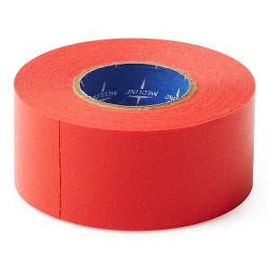Medline 1" x 500" Red Labeling Tape - Labeling Tape, 1" Core, 1" x 500", Red - MLAB10500RED