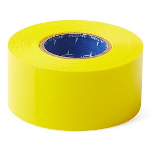 Medline 1" x 500" Yellow Labeling Tape - Labeling Tape, 1" Core, 1" x 500", Yellow - MLAB10500YLW