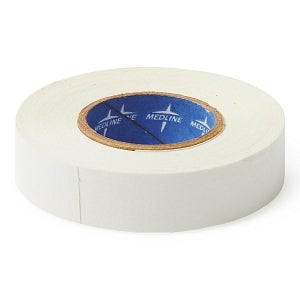 Medline 1/2" x 500" White Labeling Tape - Labeling Tape, 1" Core, 1/2" x 500", White - MLAB12500WHT
